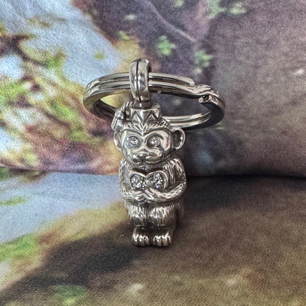 Brighton Silver Monkey Key Holder - image 2